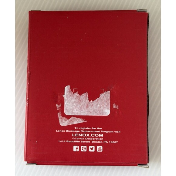 Lenox Bejeweled Snowflake Christmas Ornament Silverplate Sapphire orig. box Blue - Picture 7 of 7